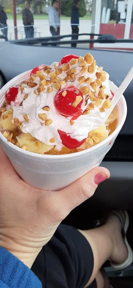Banana Split in a Large Cup